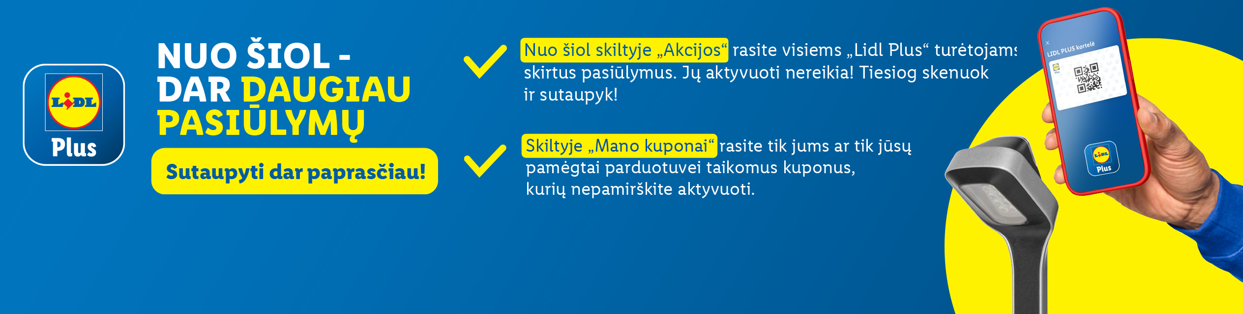 „Lidl Plus“ akcijos