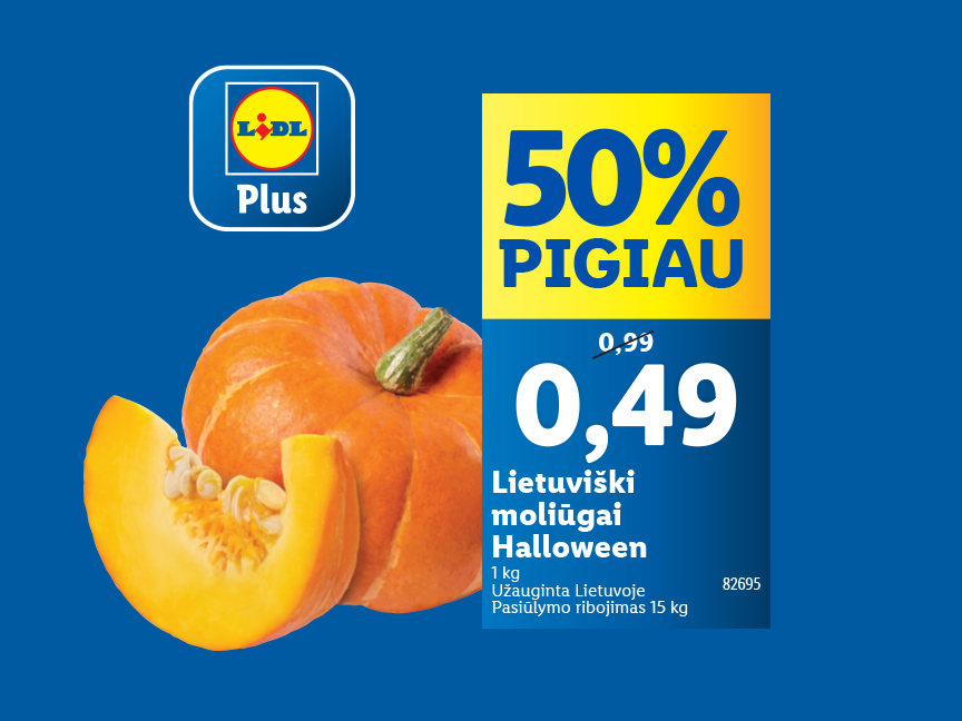 LIDL PLUS pasiūlymai