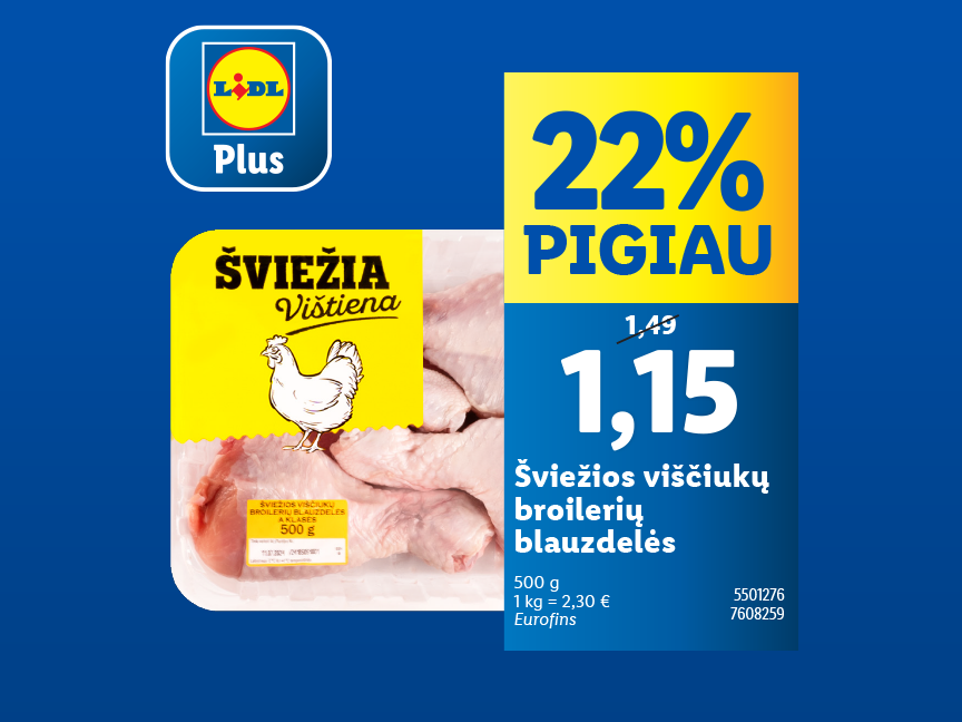 „Lidl“ programėlės akcijos