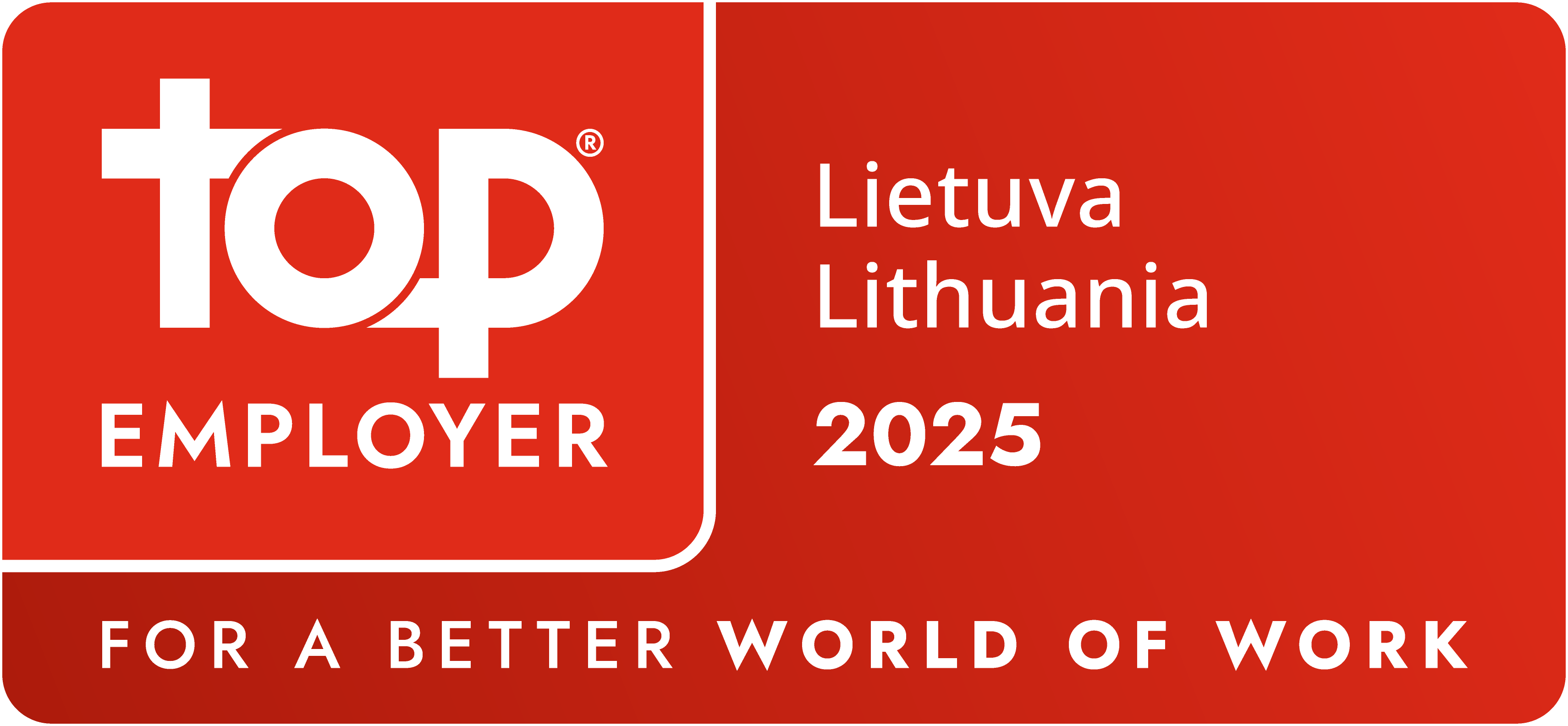 „Top Employer 2025 Lietuva“