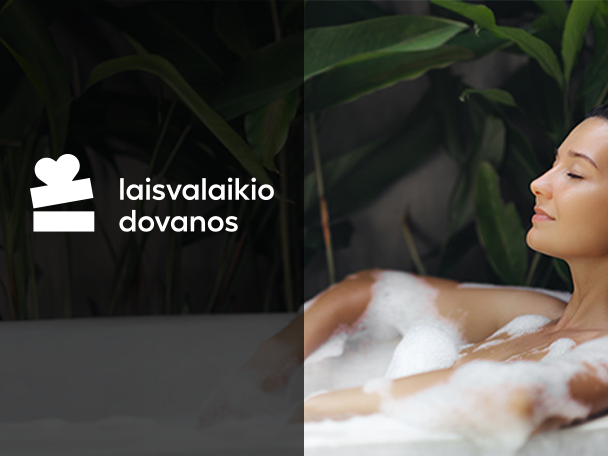 -20 % grožio ir SPA dovanoms